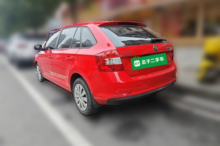 Used Skoda Rapid Spaceback 2018 1.6L Automatic Standard Edition Rear Left 45 Deg