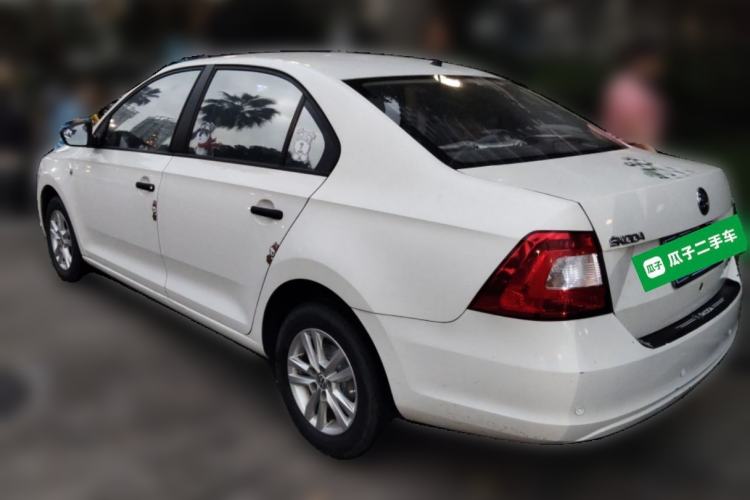 Used Skoda Rapid 2016 1.4L Manual Front-Wheel Drive Model Rear Left 45 Deg