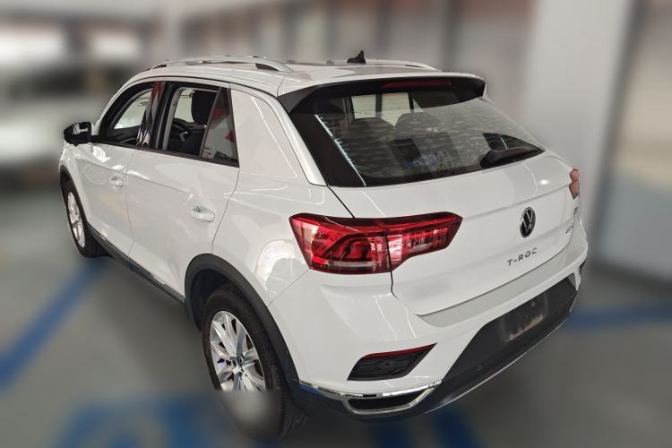 Used Volkswagen T-ROC 2021 280TSI DSG Two-Wheel Drive Elite Connect Edition Rear Left 45 Deg