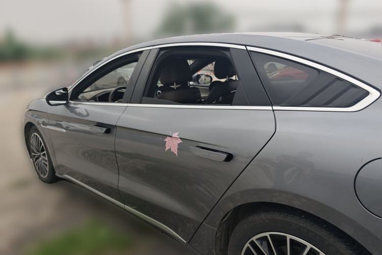 Used BYD Han 2020 EV Long-Range Luxury Model Rear Left 45 Deg