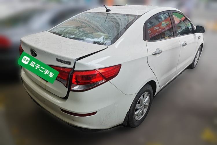 Used Kia K2 2015 Sedan 1.4L MT GLS Rear Right 45 Deg
