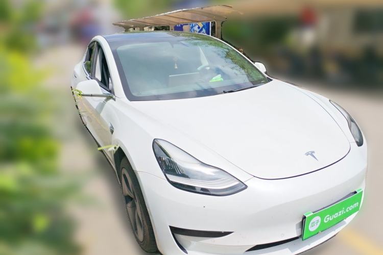 Used Tesla Model 3 2019 Standard Range Rear-Drive Upgraded Version Front Right 45 Deg