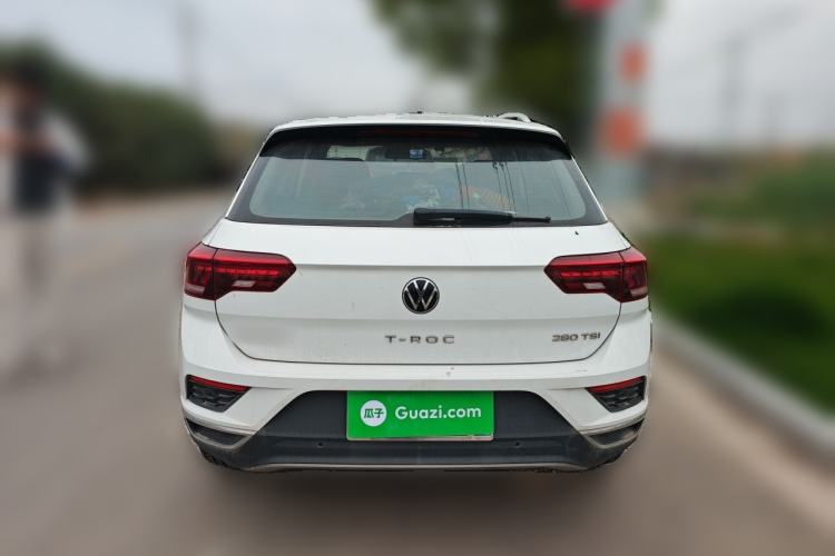 Used Volkswagen T-ROC 2021 280TSI DSG Two-Wheel Drive Comfort Connect Edition Rear