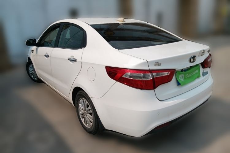 Used Kia K2 2012 Sedan 1.4L Automatic GLS Commemorative Edition Rear Left 45 Deg