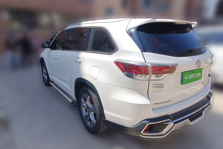 Used Toyota Highlander 2015 2.0T Four-Wheel Drive Luxury Edition 7-Seater Rear Left 45 Deg