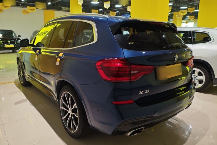 Used BMW X3 2020 xDrive30i Luxury Model with M Sport Package Rear Left 45 Deg