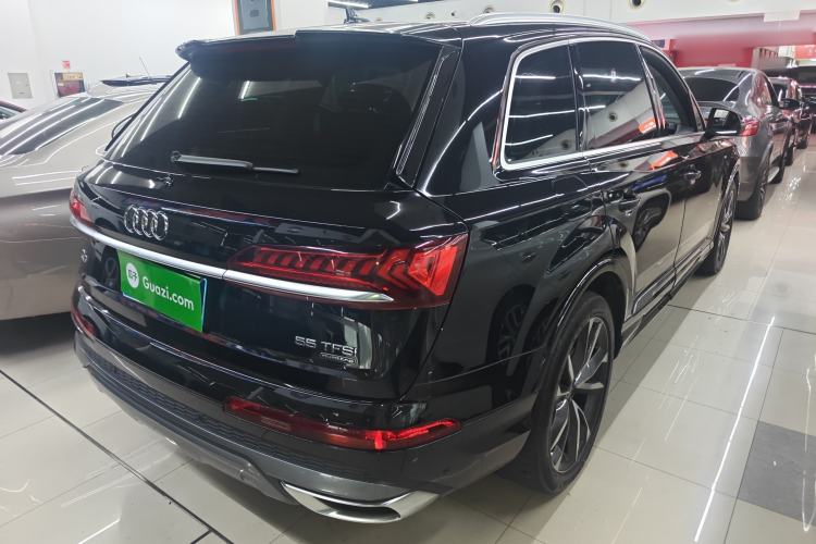 Used Audi Q7 2023 55 TFSI quattro S line Sport Edition Rear Right 45 Deg