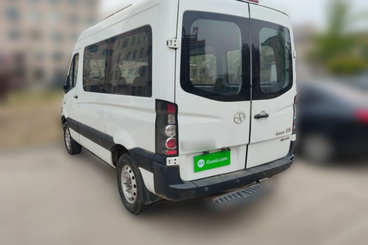 Used JAC Group Sunray 2017 2.0T Short-Wheelbase Mid-Roof Xingkuaiyun Multi-Purpose Commercial Vehicle Rear Left 45 Deg