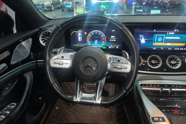 Used Mercedes-Benz AMG GT 2019 AMG GT 50 four-door sports car Steering Wheel