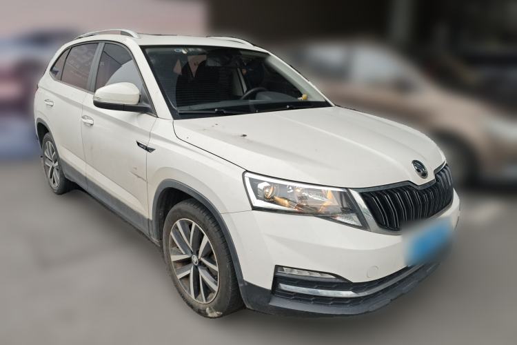 Used Skoda Kamiq 2018 1.5L Automatic Comfort Edition China VI Standard Front Right 45 Deg