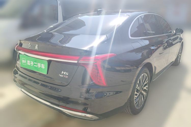 Used Hongqi H5 2024 2.0T Automatic Smart Connect Flagship Edition Rear Right 45 Deg