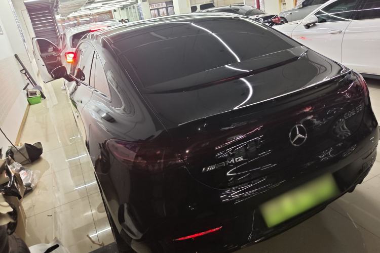 Used Mercedes-Benz EQE AMG 2023 AMG EQE 53 4MATIC+ Rear Left 45 Deg