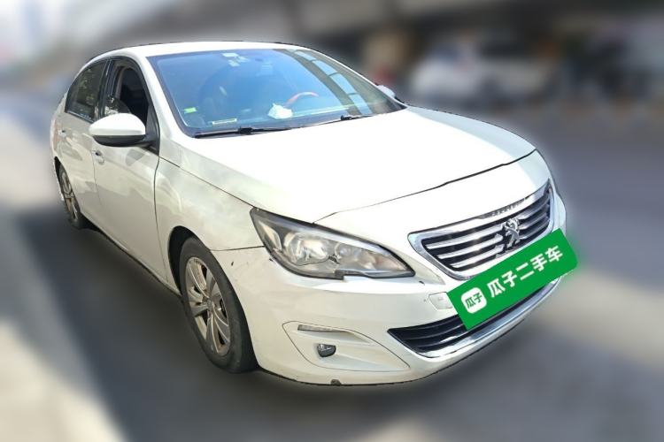 Used Peugeot 408 2018 Revised Version 1.8L Manual Leading Edition Front Right 45 Deg