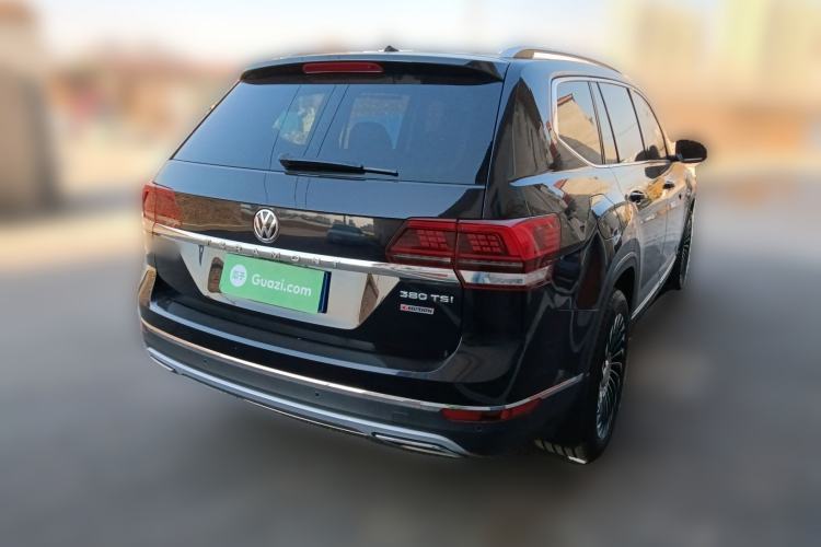 Used Volkswagen Teramont 2017 380TSI Four-Wheel Drive Luxury Edition Rear Right 45 Deg