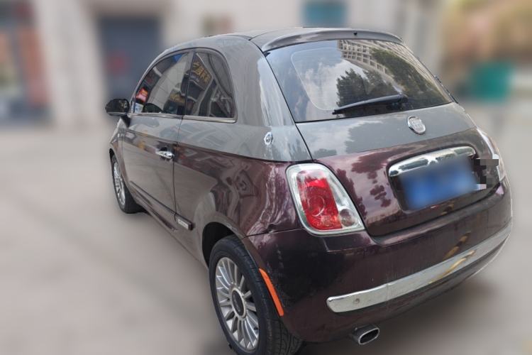 Used Fiat 500 2011 1.4L Deluxe Edition Rear Left 45 Deg