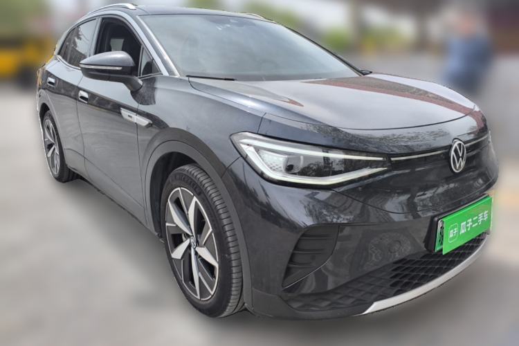 Used Volkswagen ID.4 CROZZ 2021 Long-Range Lite PRO Two-Wheel Drive Version Front Right 45 Deg