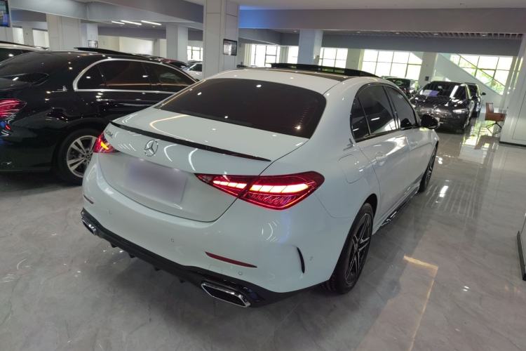 Used Mercedes-Benz C-Class 2024 Facelift C 260 L Night Edition Sport Version Rear Right 45 Deg