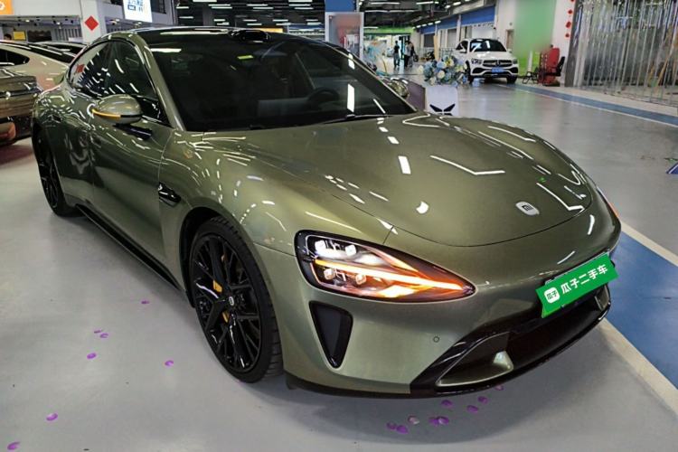 Used Xiaomi Auto SU7 2024 Four-Wheel Drive Ultra-Long Range Advanced Intelligent Driving Max Edition Front Right 45 Deg