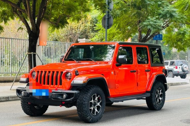 Used Jeep Wrangler 2019 2.0T Sahara Four-Door Version China VI Emission Standard