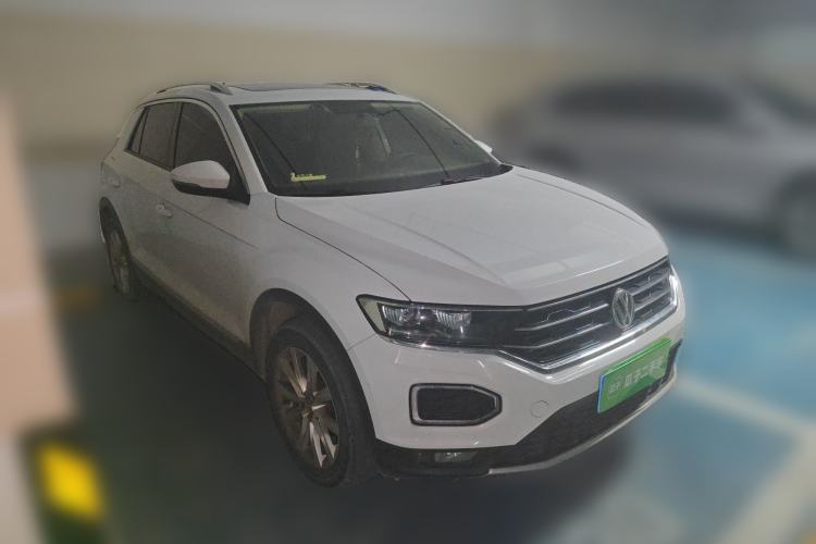 Used Volkswagen T-ROC 2020 230TSI DSG Two-Wheel Drive Advanced Version Front Right 45 Deg