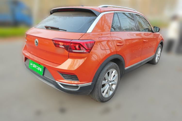 Used Volkswagen T-ROC 2018 230TSI DSG Two-Wheel Drive Advanced Version China V Standard Rear Right 45 Deg