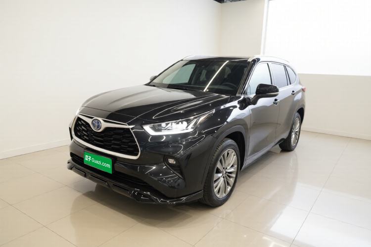 Used Toyota Highlander 2023 2.5L Smart Electric Hybrid Dual-Engine Four-Wheel Drive Prestige Version – 7 Seats Front Left 45 Deg