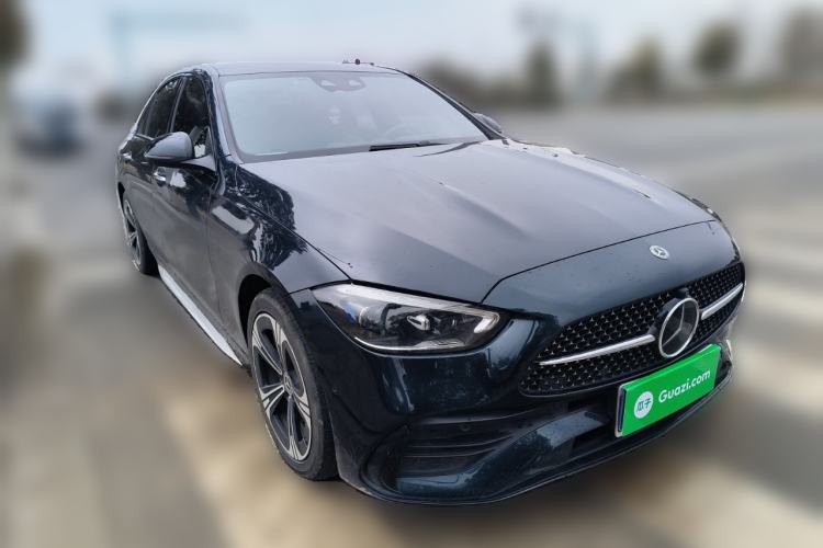 Used Mercedes-Benz C-Class 2022 C 260 L Obsidian Night Sport Edition Front Right 45 Deg