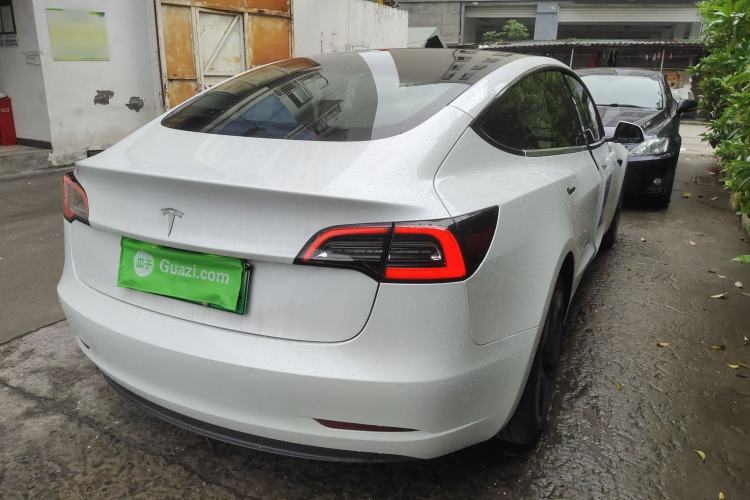 Used Tesla Model 3 2019 Long-Range All-Wheel-Drive Version Rear Right 45 Deg