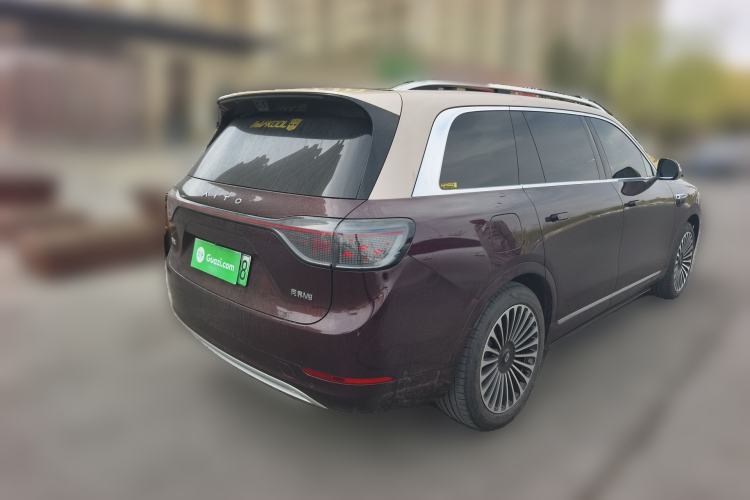 Used Hima AITO M9 2025 Extended-Range Ultra Version 52 kWh 6-Seater Rear Right 45 Deg