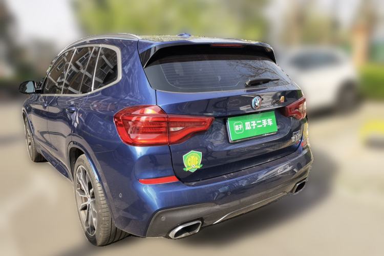 Used BMW X3 2020 xDrive30i Luxury Model with M Sport Package Rear Left 45 Deg