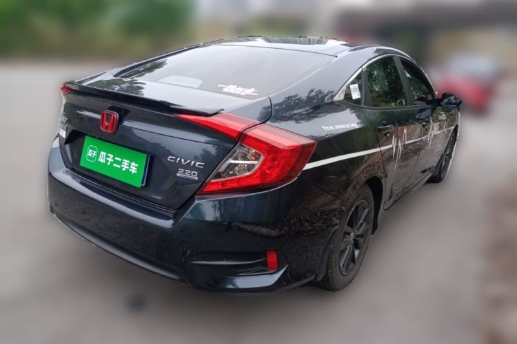 Used Honda Civic 2019 220TURBO Manual Jinkong Edition China V Emission Standard Rear Right 45 Deg