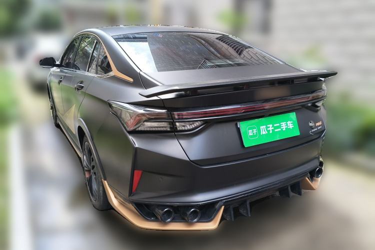 Used Dongfeng Aeolus Yixuan MAX 2021 1.5T Dark Night Holy Light Edition (Hybrid) Rear Left 45 Deg