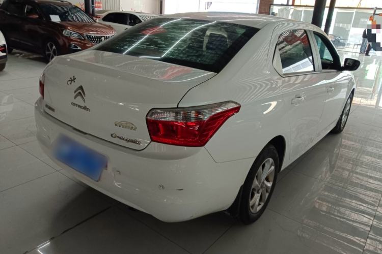 Used Citroen Elysee 2016 1.6L Automatic Fashion Model Rear Right 45 Deg