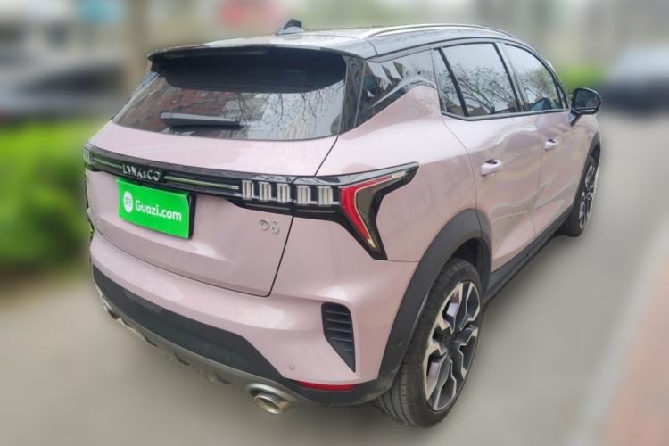 Used Lynk & Co 06 2021 1.5T Shero Pink Special Edition Rear Right 45 Deg