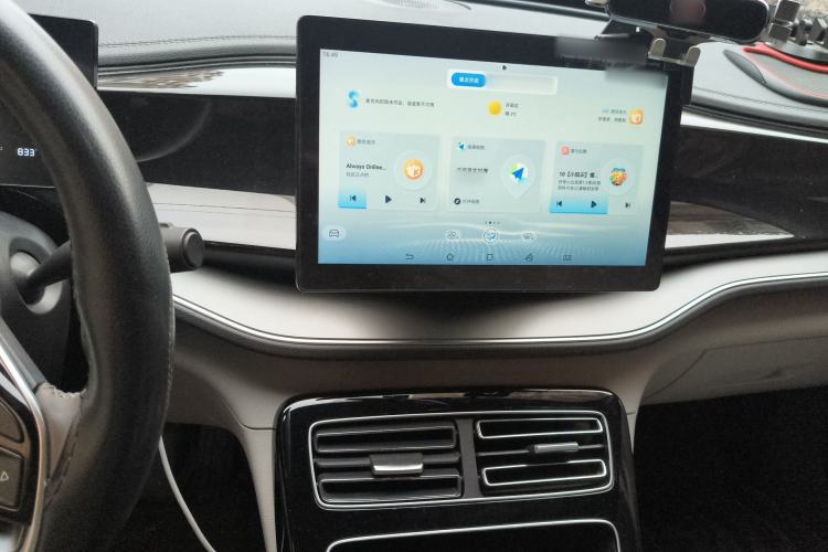 Used BYD Qin PLUS 2023 Champion Edition EV 420KM Leading Model Audio And AC Panel