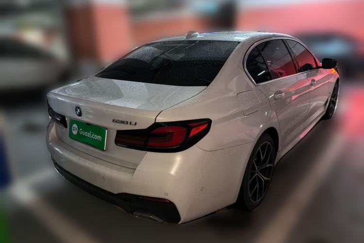 Used BMW 5 Series 2021 530Li Luxury Edition M Sport Package Rear Right 45 Deg