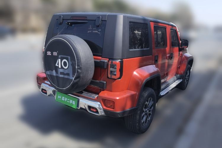 Used BAIC Off-Road BJ40 2019 2.0T Automatic Four-Wheel Drive Urban Hunter Edition Flagship Model China V Emission Standard Rear Right 45 Deg