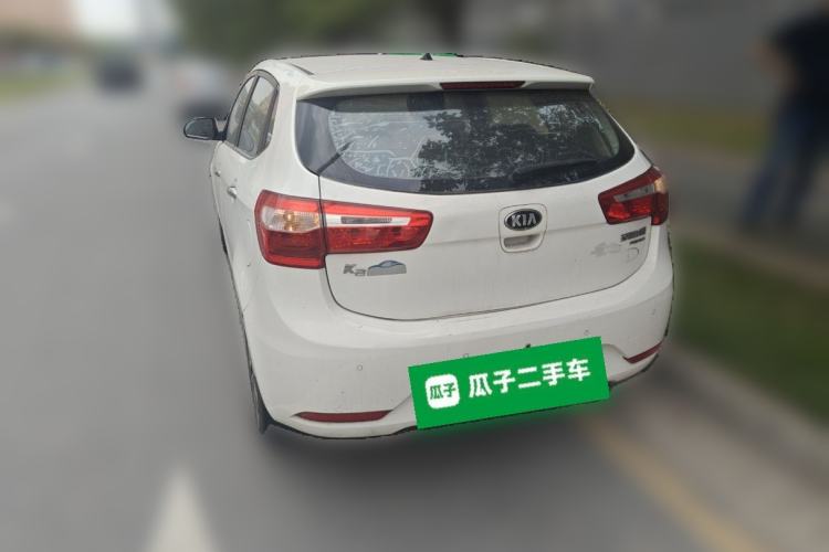 Used Kia K2 2012 Hatchback 1.6L AT Premium Rear Left 45 Deg