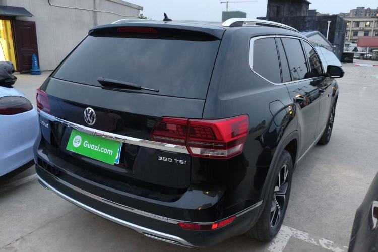 Used Volkswagen Teramont 2019 380TSI Four-Wheel Drive Luxury Version China V Standard Rear Right 45 Deg