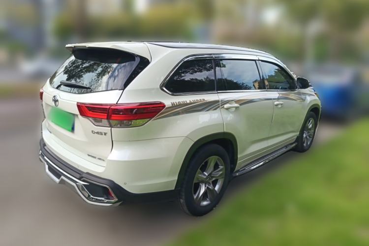 Used Toyota Highlander 2018 2.0T Four-Wheel Drive Luxury Version 7 Seats China VI Standard Rear Right 45 Deg