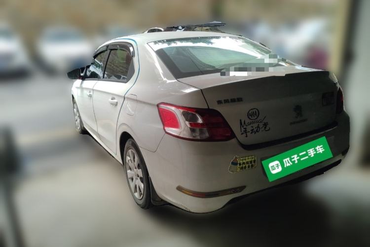 Used Peugeot 301 2014 1.6L Manual Comfort Edition CNG Rear Left 45 Deg