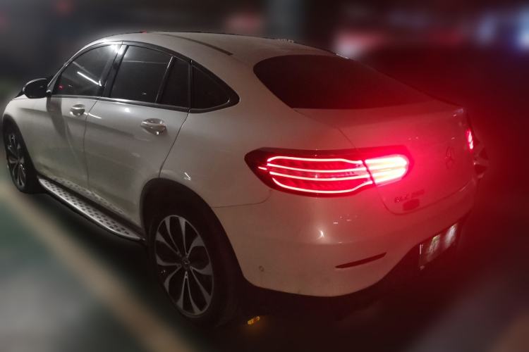 Used Mercedes-Benz GLC Coupe 2018 GLC 260 4MATIC Coupe SUV Rear Left 45 Deg