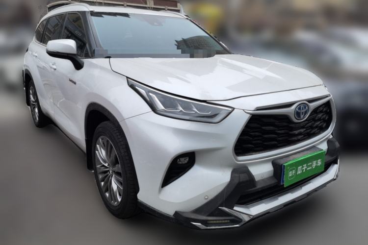 Used Toyota Highlander 2022 Dual-Engine 2.5L Four-Wheel Drive Prestige Version 7 Seats Front Right 45 Deg