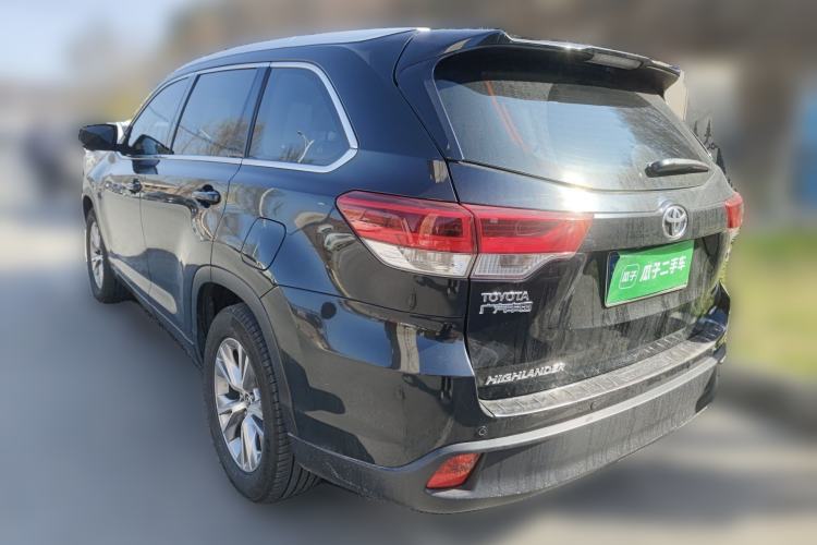 Used Toyota Highlander 2018 2.0T Four-Wheel Drive Elite Edition 7 Seats China VI Standard Rear Left 45 Deg