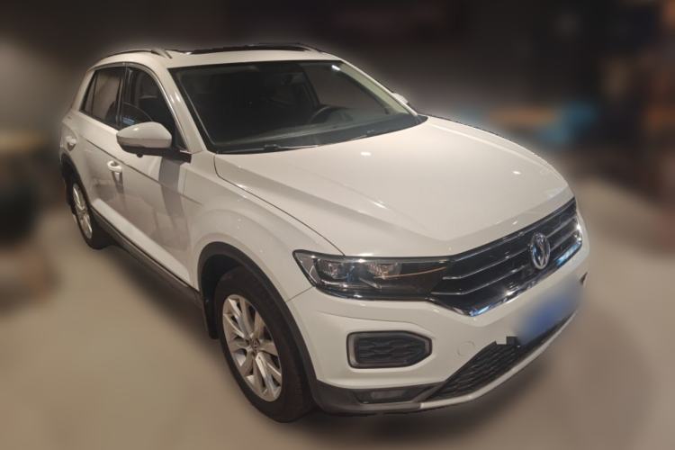 Used Volkswagen T-ROC 2020 230TSI DSG Two-Wheel Drive Advanced Version Front Right 45 Deg