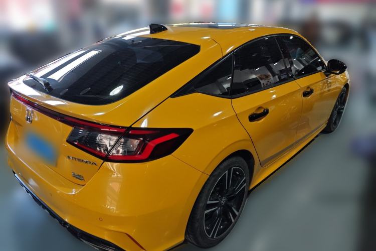 Used Honda Integra 2023 HATCHBACK 240TURBO CVT Phantom Night Deluxe Edition Rear Right 45 Deg