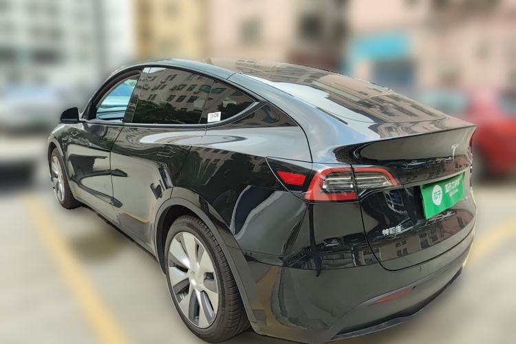 Used Tesla Model Y 2021 Standard Range Rear-Wheel Drive Version Rear Left 45 Deg