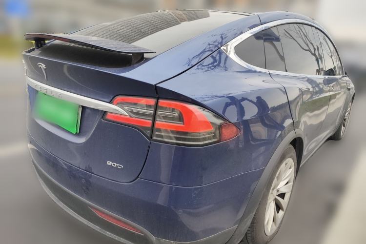 Used Tesla Model X 2016 X 90D Rear Right 45 Deg