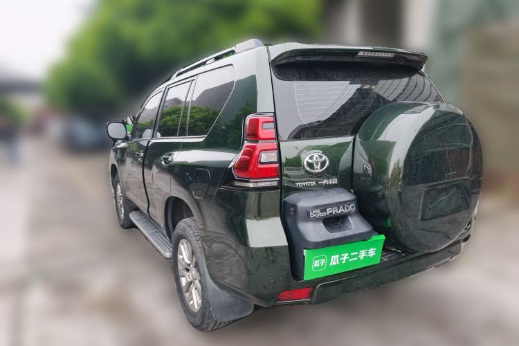 Used Toyota Prado 2018 3.5L Automatic TX-L with Rear-Mounted Spare Tire Rear Left 45 Deg