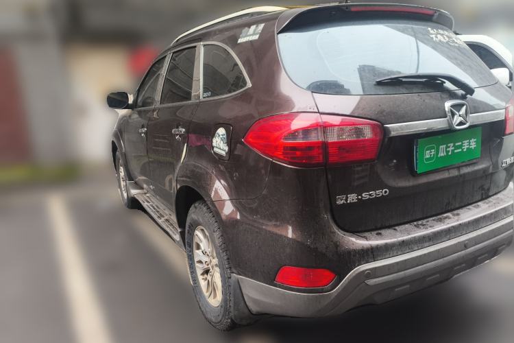 Used JMC Yusheng S350 2017 2.0T Automatic 2WD Diesel Luxury Version with Sunroof 5 Seats Rear Left 45 Deg